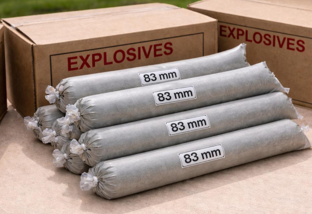 Explosive 83 mm background
